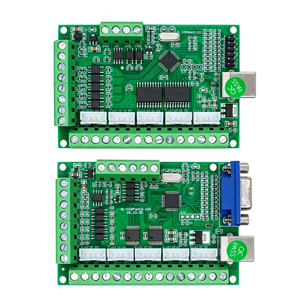 1 set Papan Driver Motor CNC U - 5 Axis Cnc Breakout Board Interface Mach3 ulasan dan harga