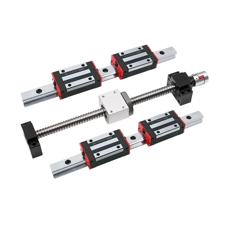 Rel linier, pemandu linier 2pc - Hgr20 Linear Guide Rail Ballscrew Set ulasan dan harga