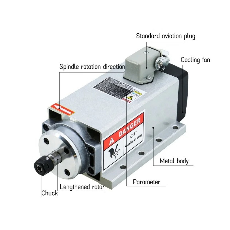 Motor Spindle Mesin Milling 2. - Er20 Collet Chuck Spindle Motor 220V ulasan dan harga