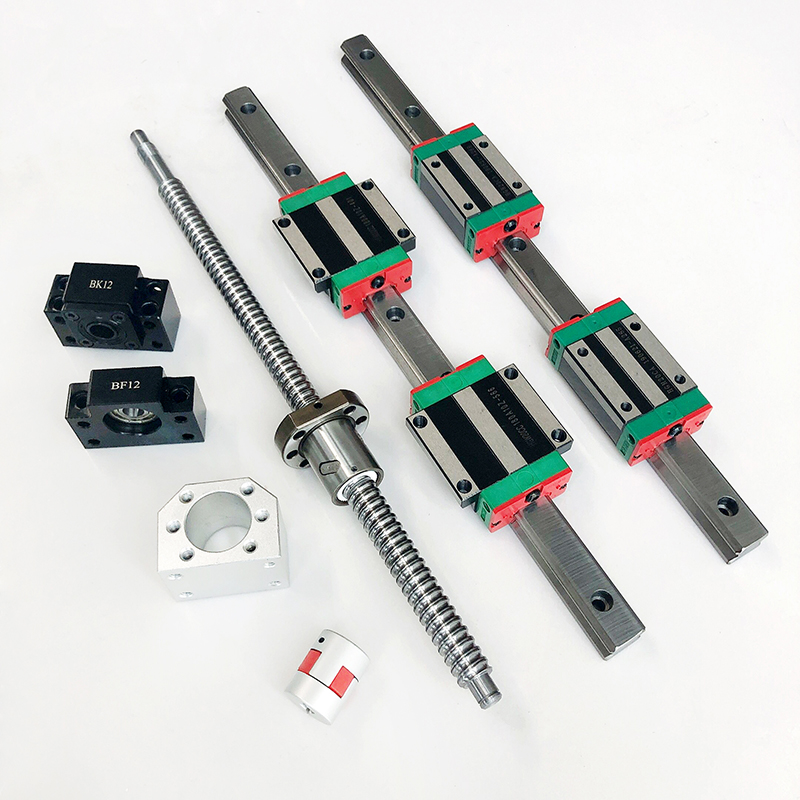 2 set Rel Panduan Linear HGR20 - Hgr20 Linear Guide Rail Ballscrew Set ulasan dan harga