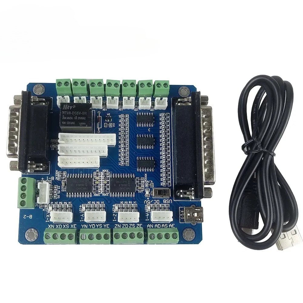 Papan Kontrol Breakout CNC 5 A - 5 Axis Cnc Breakout Board Interface Mach3 ulasan dan harga