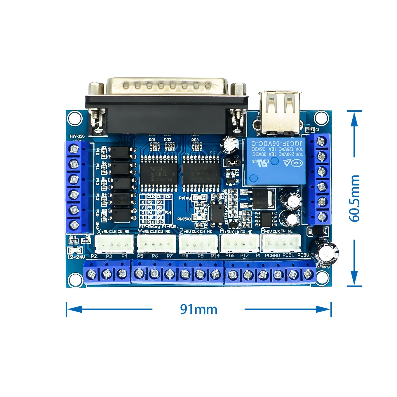 Papan Breakout Adaptor Antarmu - 5 Axis Cnc Breakout Board Interface Mach3 ulasan dan harga